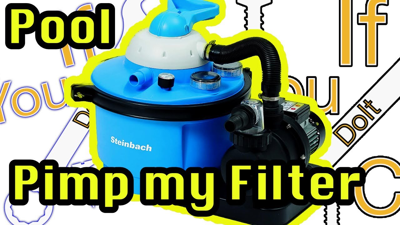 Steinbach Sandfilteranlage Comfort 50 KURZVIDEO Pool Pimp billigster Pool #DIY #DoItYourSelf #Simple