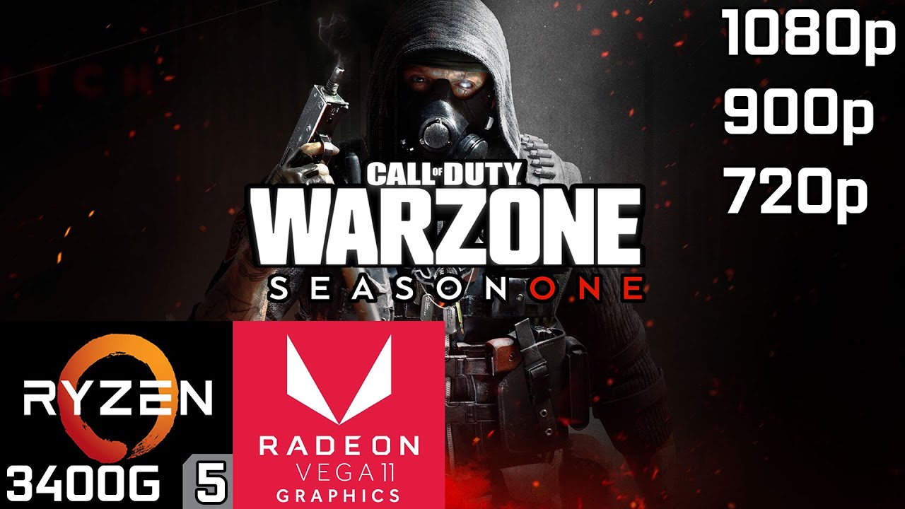 Call of Duty Warzone - Ryzen 5 3400G Vega 11 & 16GB RAM [Season 1]