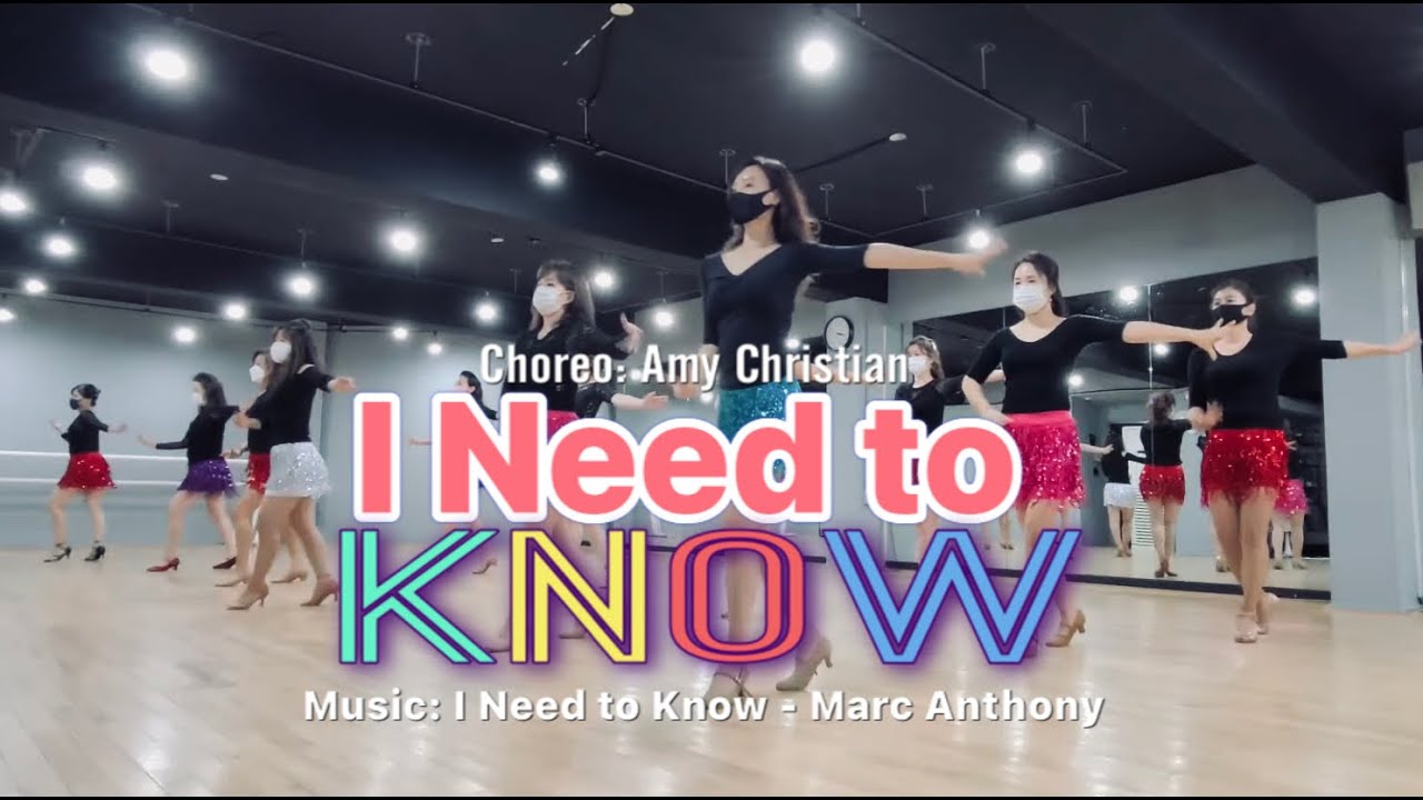 I Need To Know l Marc Anthony l Beginner Line Dance l 아이 니드 투 노우 라인댄스 l Linedance l 라인댄스퀸