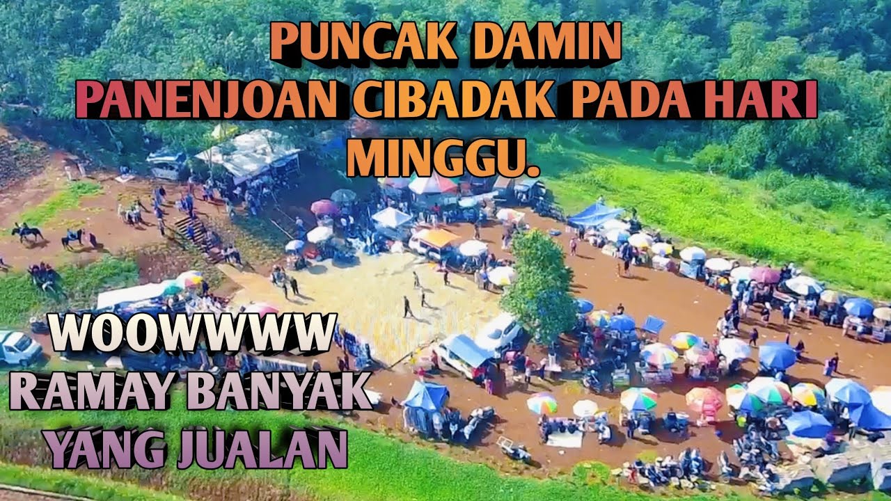 SITUASI PUNCAK DAMIN PANENJOAN CIBADAK PADA HARI MINGGU | 28 September 2025  !! 