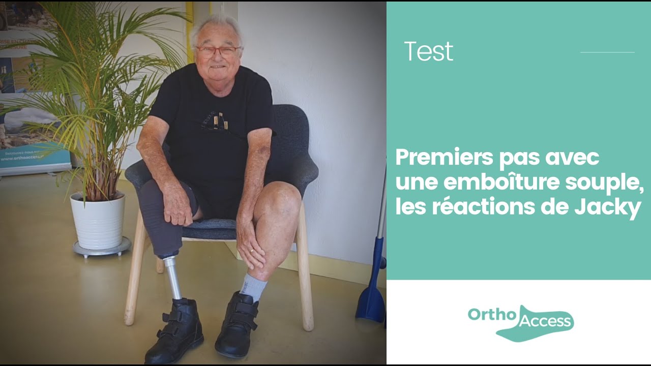 Premiers pas avec une emboîture souple Access Socket, les réactions de Jacky