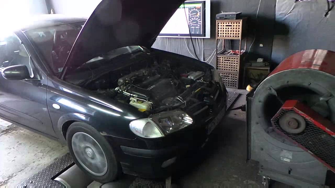 Almera N16 VVL SR20VE Dyno run
