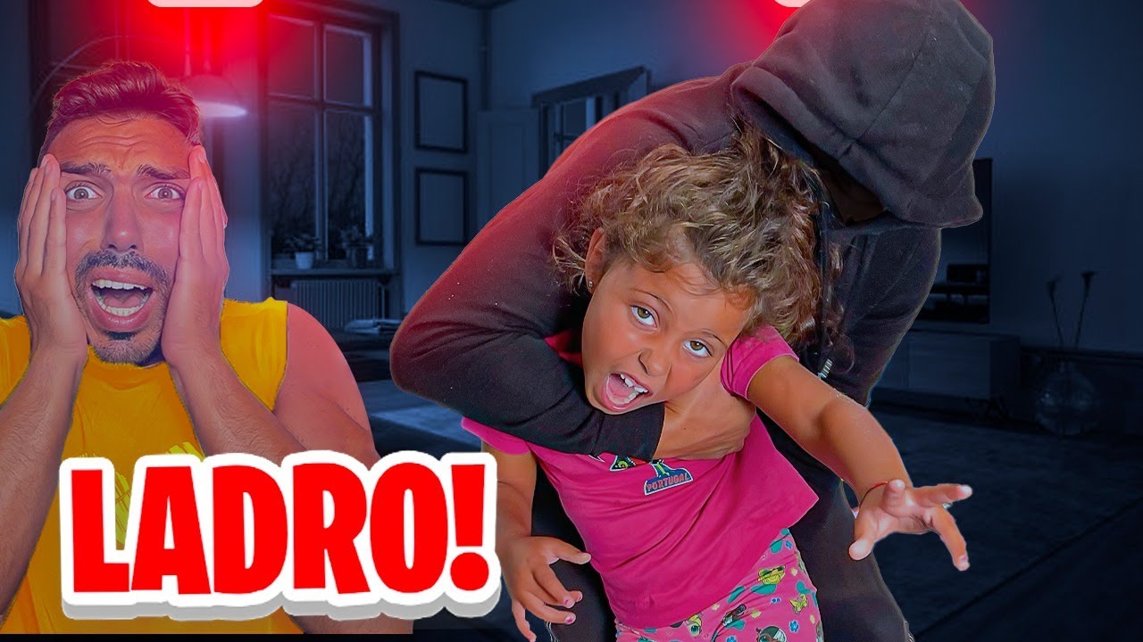 SIAMO RIMASTI CHIUSI FUORI DI CASA UN LADRO ENTRA IN CASA NOSTRA ALLE 3 DI NOTTE E RAPISCE ILARY!