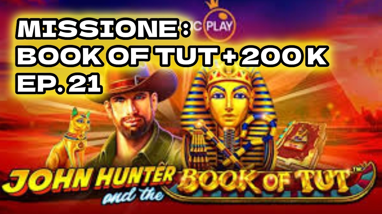 🔴 MISSIONE : BOOK OF TUT + 200 K | EP. 21 | COME SI PROCEDE ??? | CRAZY SLOT |