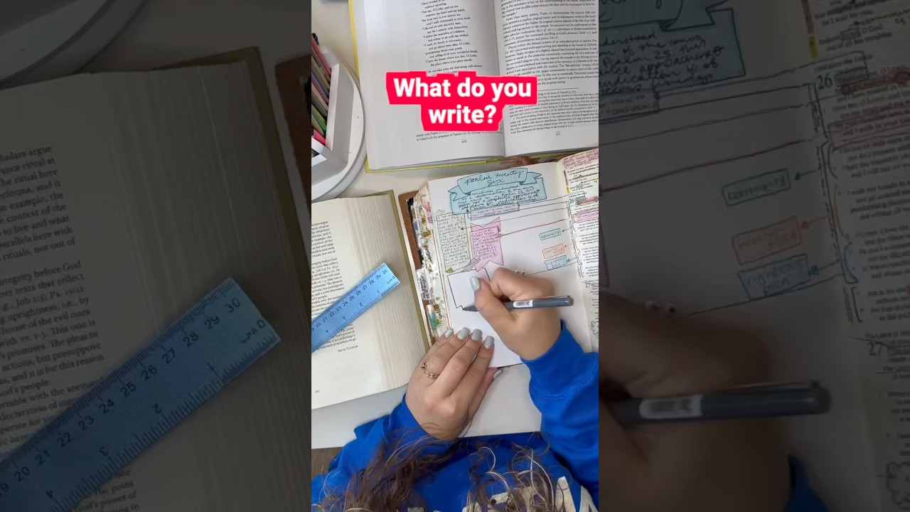 What to write in your Bible journaling notes