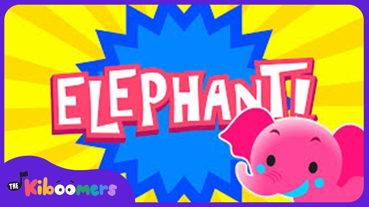 One Elephant Went Out To Play - The Kiboomers Preschool Songs & Nursery Rhymes