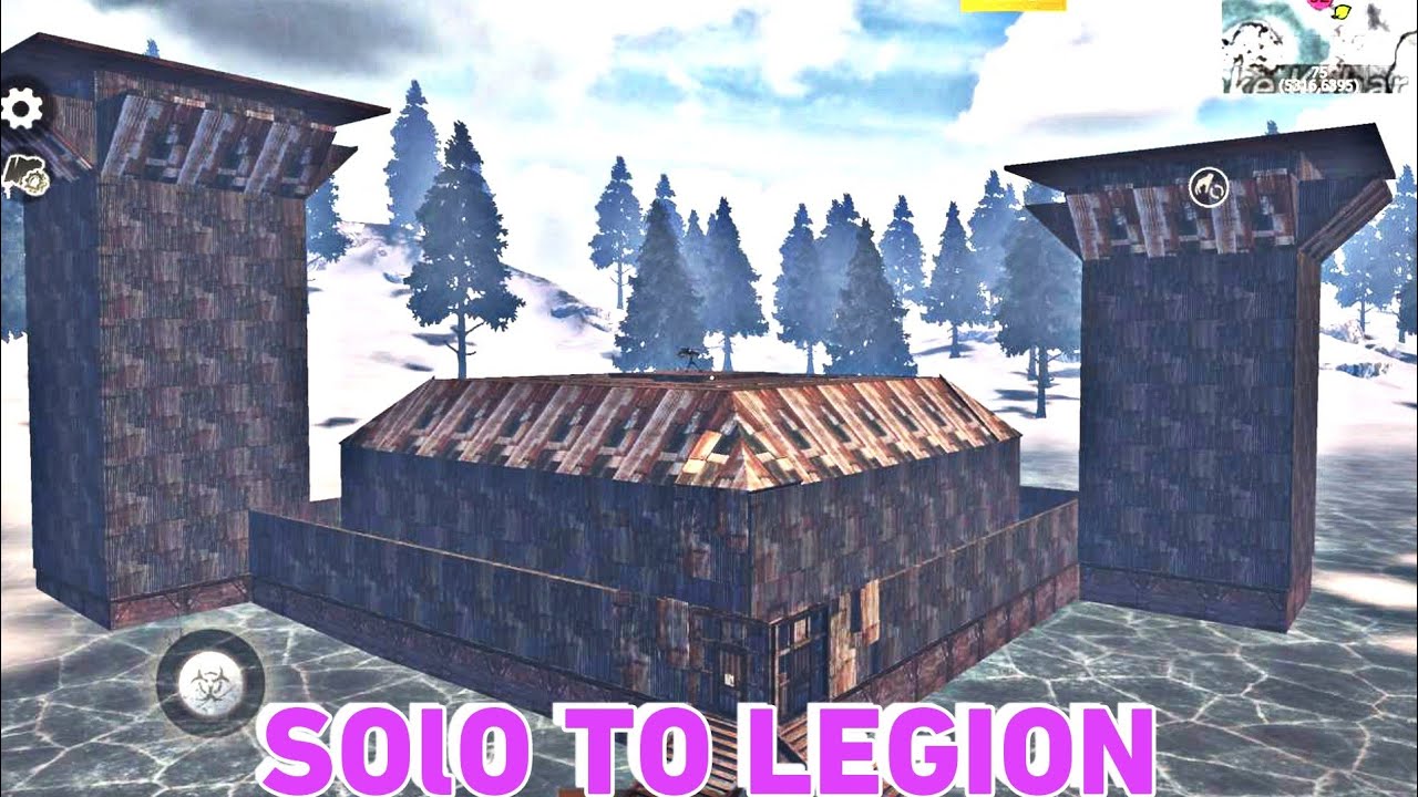 Solo To Legion Base Design |@DARKSTARTY Base Design | Last Island Of Survival