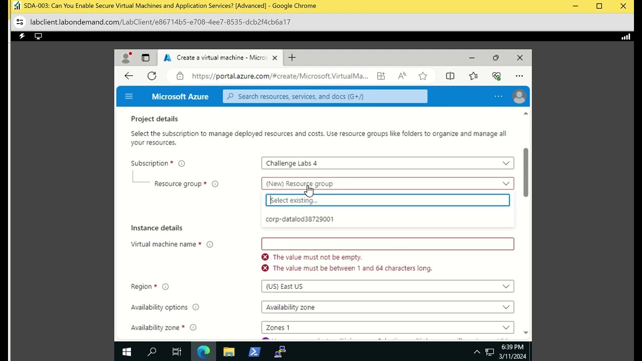 Enable Secure Virtual Machines and Application Services