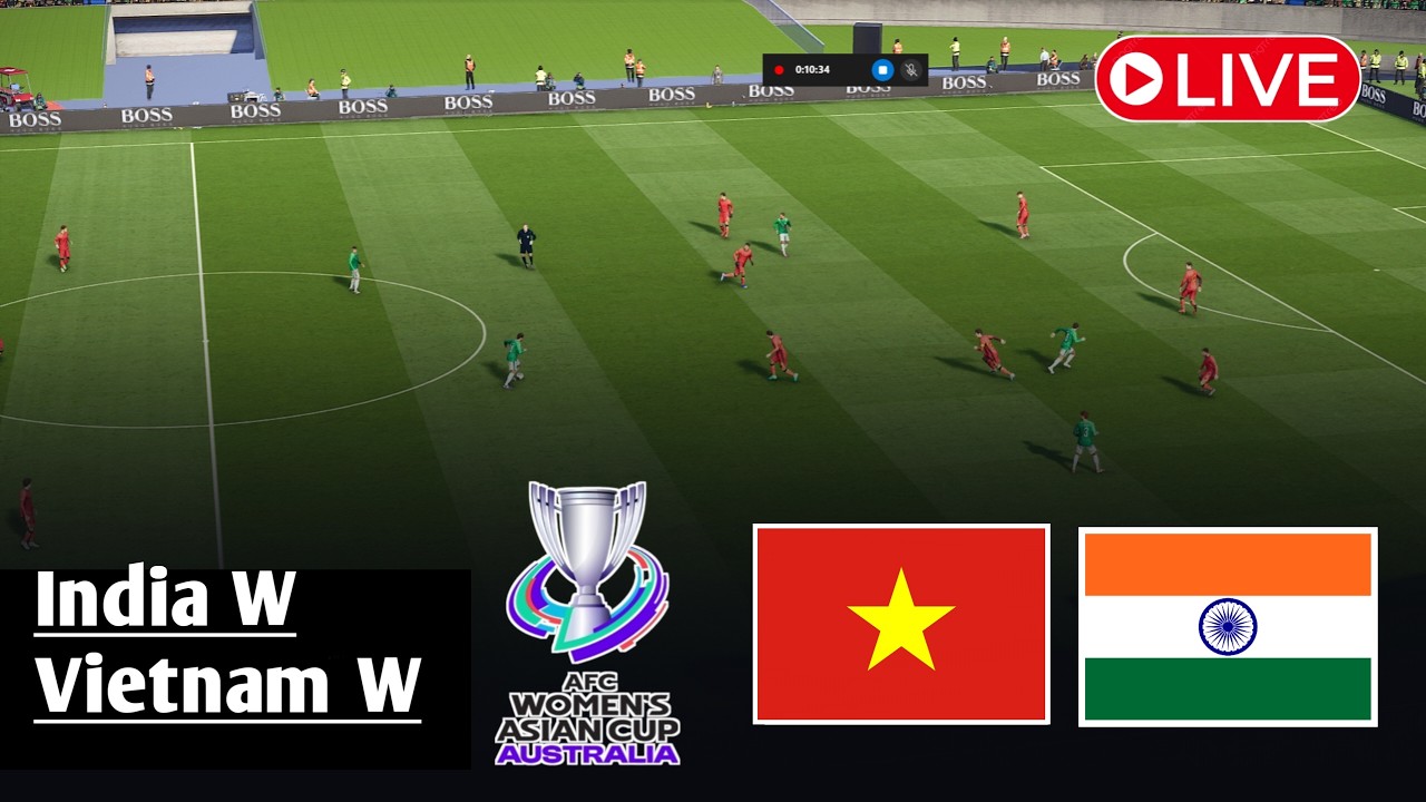 LIVE: Vietnam vs India Women  | AFC Women's Asian Cup 2026 | Watch efootball Gameplay