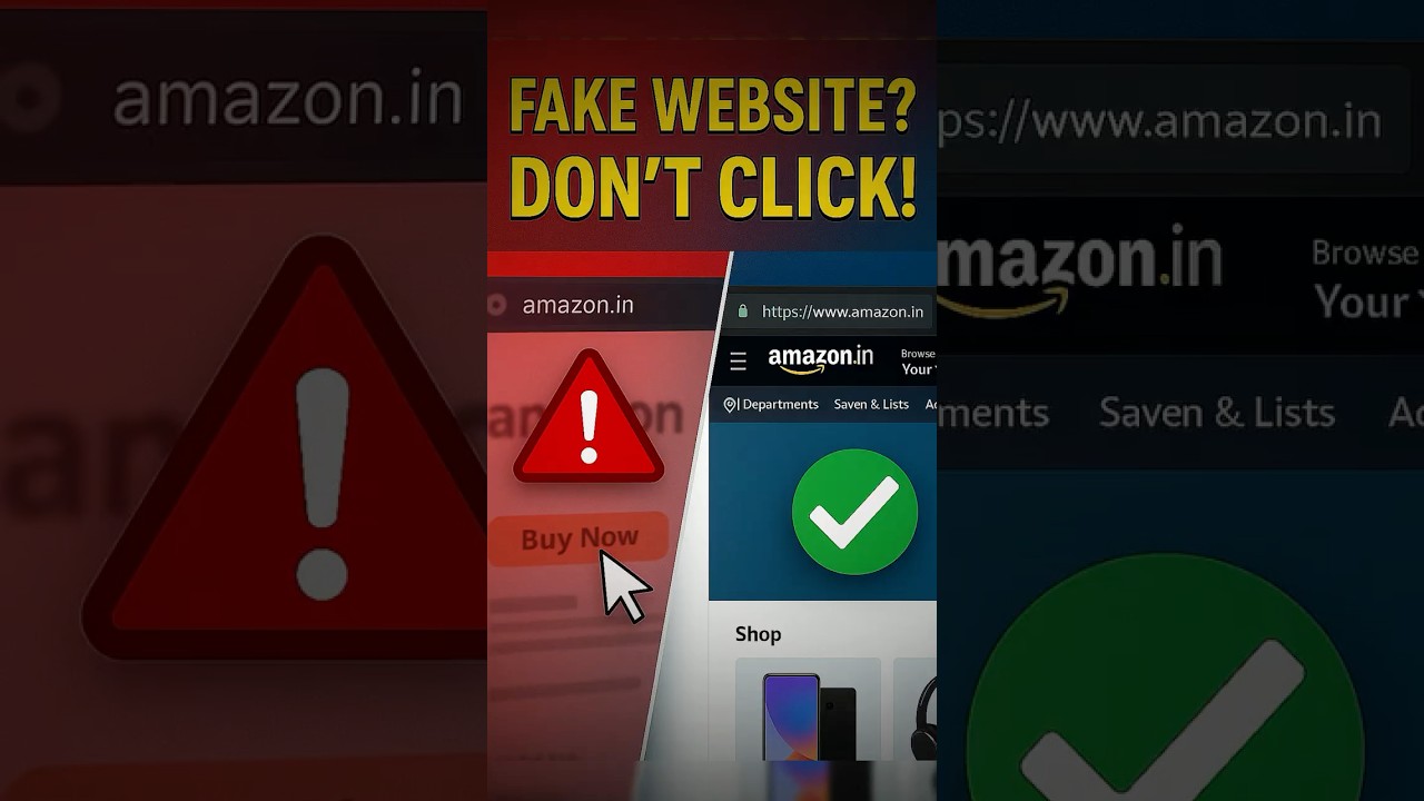 FAKE WEBSITE SCAM? 3 Ways to Check Before You Click!