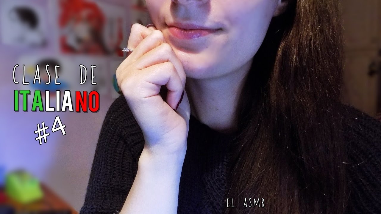 ♡ ASMR español ♡ CLASE DE ITALIANO #4 (Dias de la semana, verbo ser)