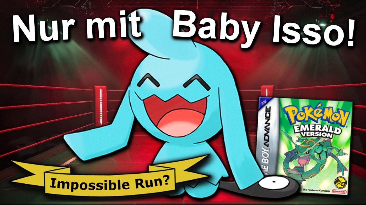 Kann man Pokemon Smaragd mit NUR einem ISSO durchspielen? (Impossible Run)