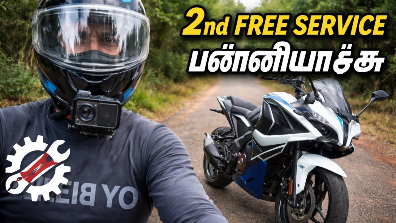 2nd Free Service & 1st Road Trip in 2026 #motovloggertamil #SamEnnumNaan