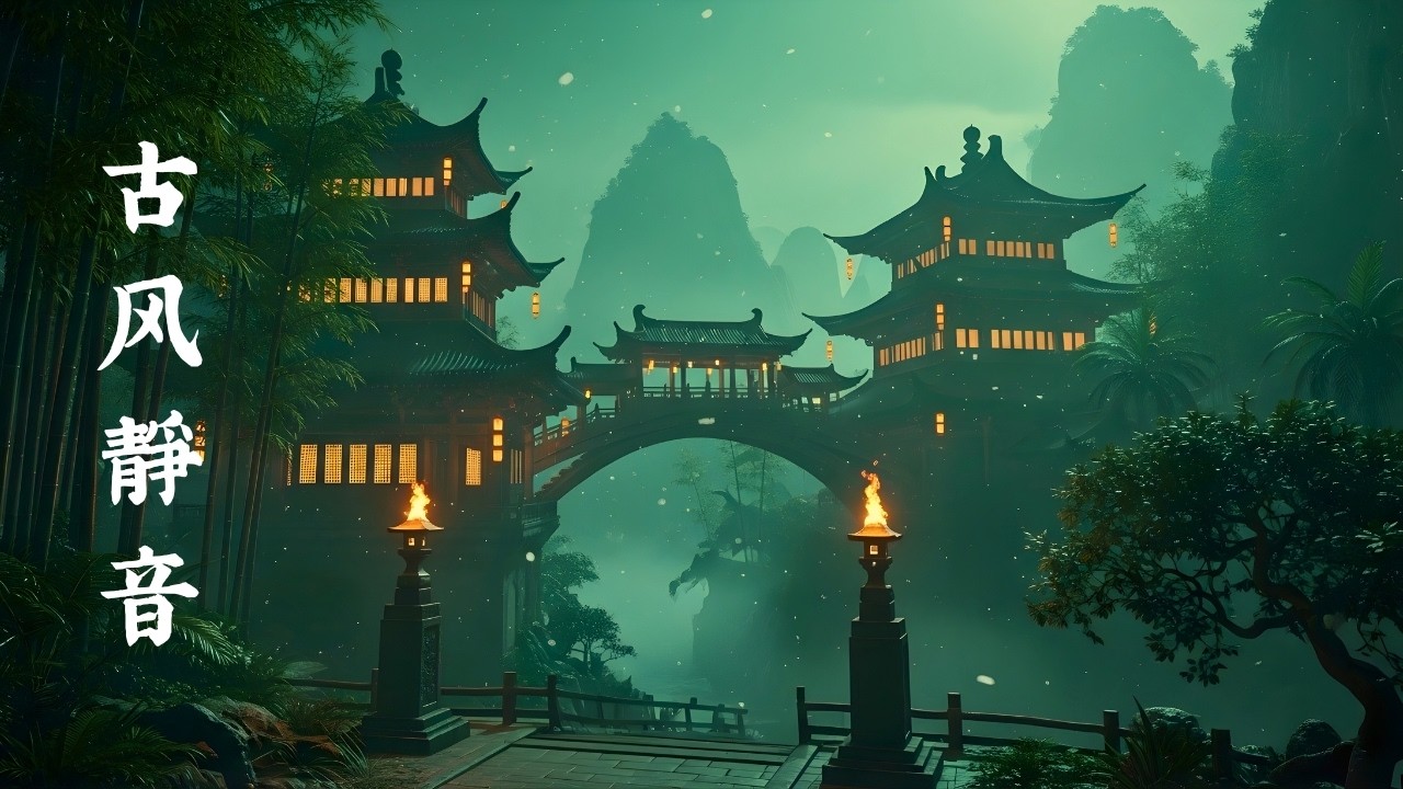 Peaceful Chinese Bamboo Flute & Guzheng | Erhu Music for Deep Relaxation #meditationmusic