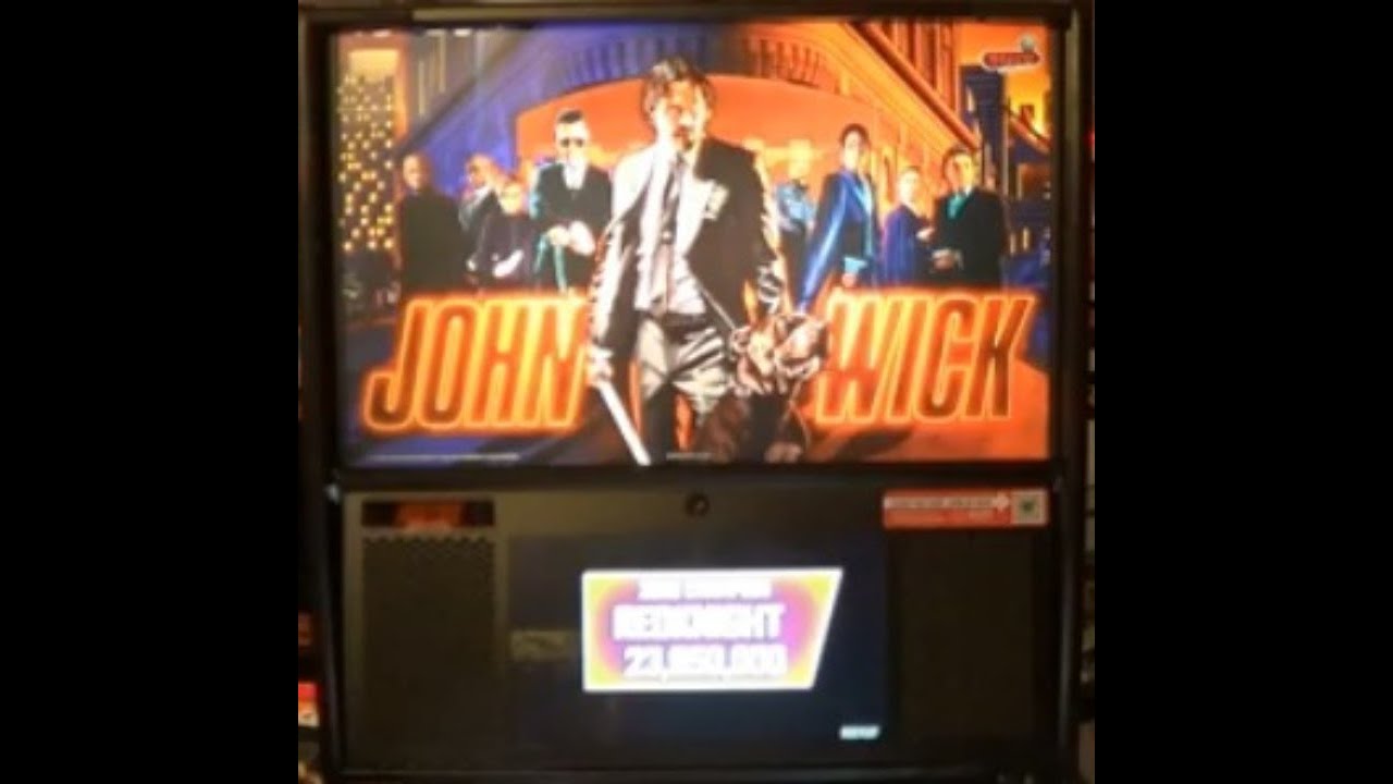JOHN WICK PRO PINBALL MACHINE - BY STERN 2024