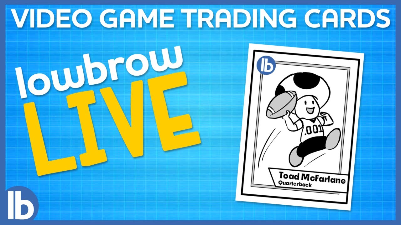 Video Game Trading Cards - Lowbrow Draw-A-Long LiveStream