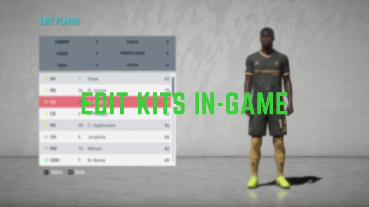 EDIT KITS IN GAME