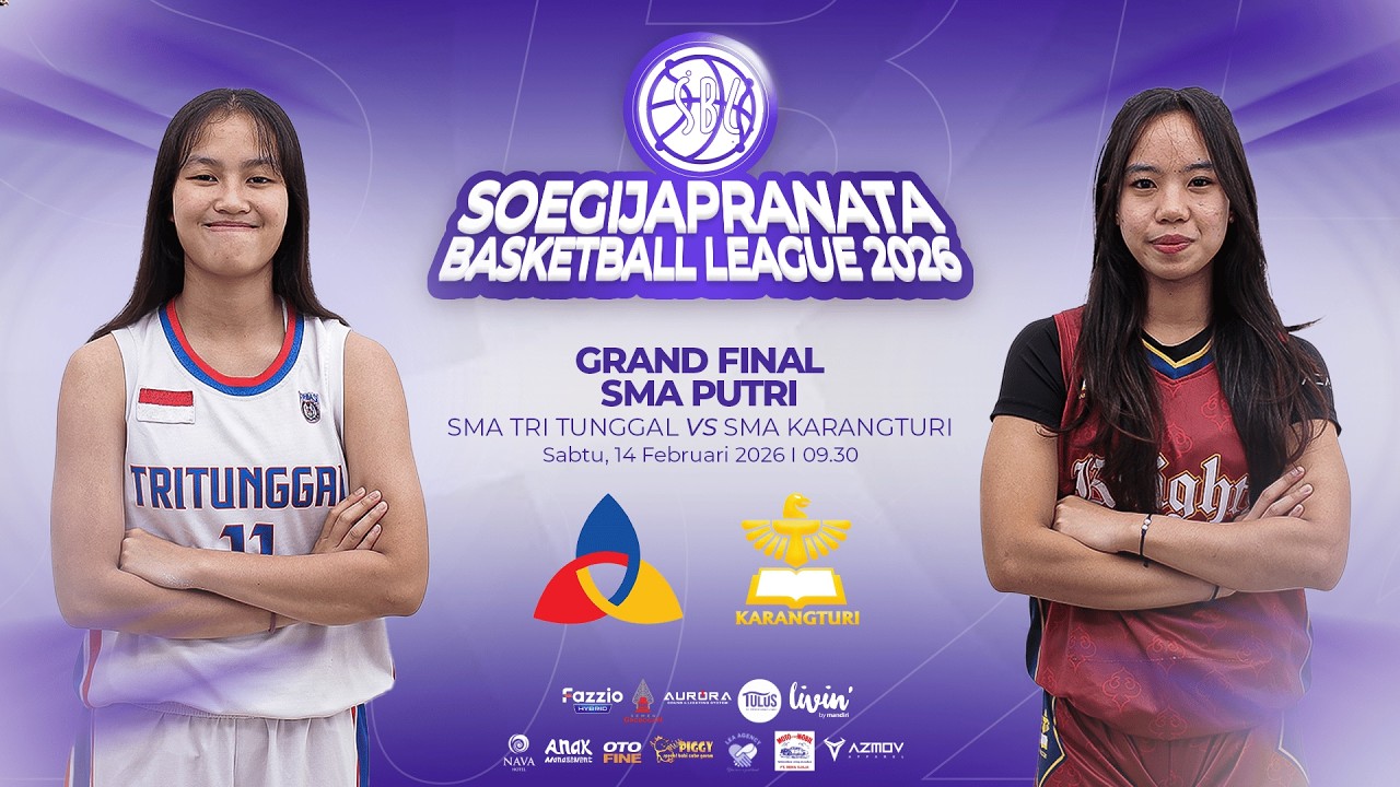14 FEBRUARI 2026 | SMA TRITUNGGAL VS SMA KARANGTURI (PI) | 09.30 WIB | SBL 2026