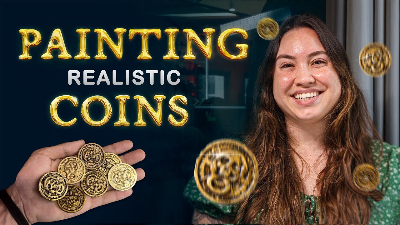 Painting Pirate Coins Props: 4 ways to a realistic look | Tutorial