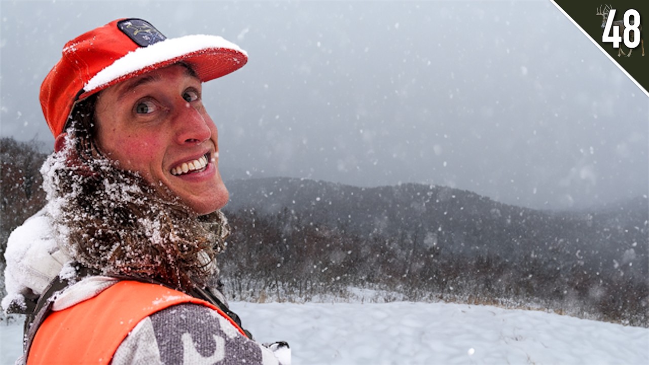 Muzzleloader Hunting in a BLIZZARD! - Is it Worth Being a DRIVER on a DEER DRIVE?