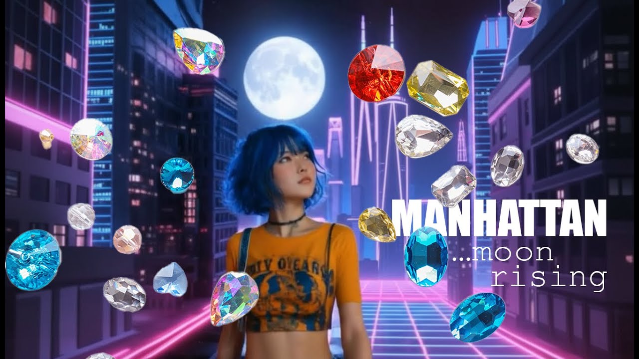 Manhattan© (moon rising - remix) | AI sculpted My Lyrics in Rhythm..and I Got Hooked! | #aiaesthetic
