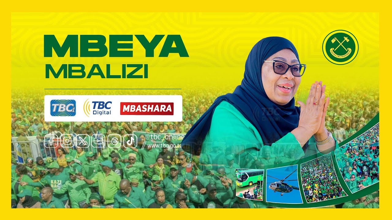 🔴#TBCLIVE: MKUTANO WA KAMPENI ZA MGOMBEA URAIS CCM