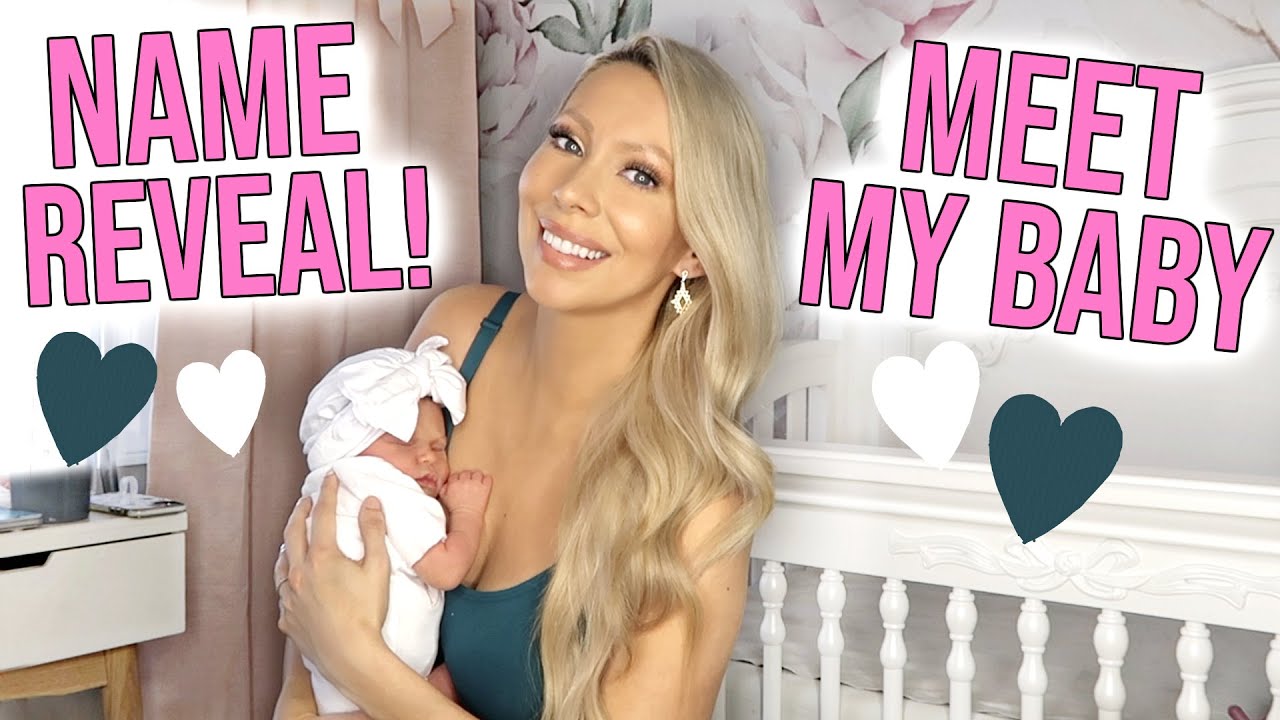 MEET MY BABY + NAME REVEAL!