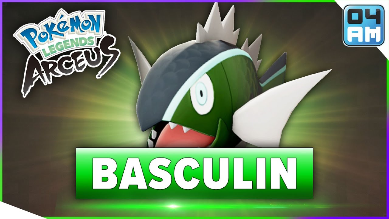 Где найти БАСКУЛИН и как его поймать в Pokemon Legends Arceus