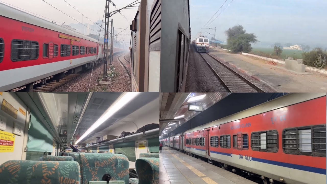 22485 Firozpur - New Delhi intercity Superfast Express train journey vlog 🤳🏻| New Delhi to Ludhiana 