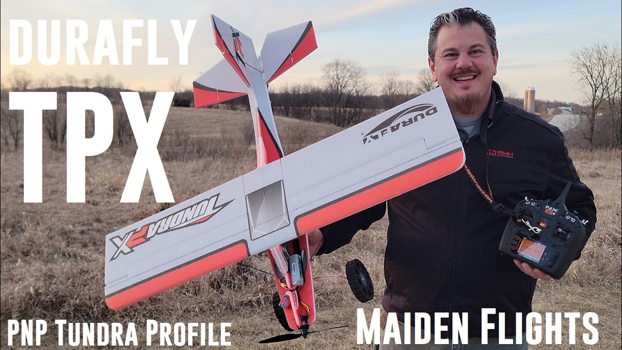 Durafly - Tundra TPX - 1050mm - Maiden Flights