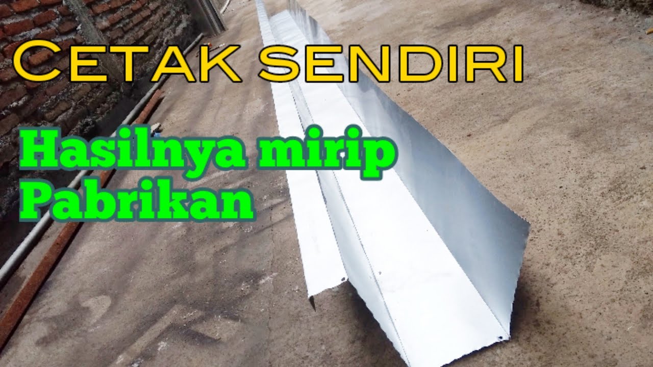 CARA MUDAH MEMBUAT TALANG SENG GALVALUM