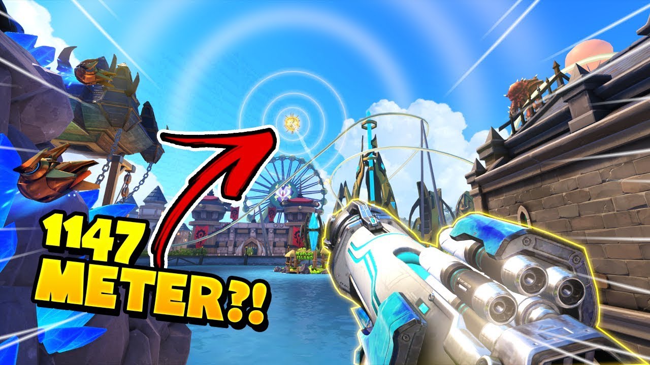 Impossible 1147 Meter Rocket!? - Overwatch 1000m Snipes!