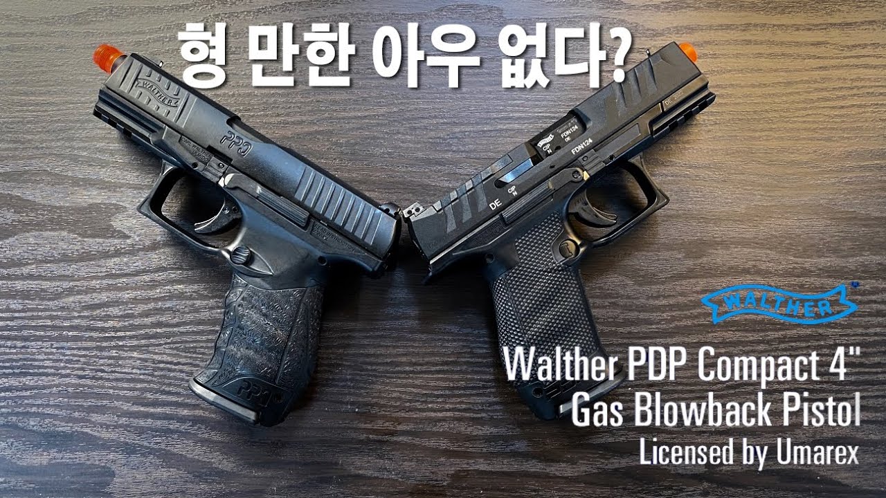 [건탱크] VFC Walther PDP 4” Compact GBB airsoft review feat. PPQ M2