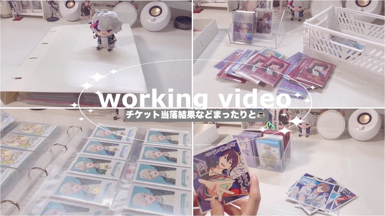 【グッズ収納┊整理】溜まったトレ品や購入品のグッズの整理をしていく日🌷【作業用】