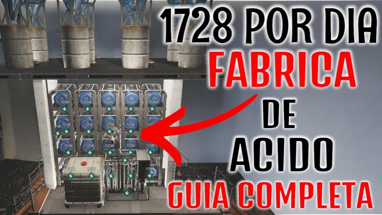 HACK DE ÁCIDO? - 1728 DE ACIDO POR DIA - GUIA COMPLETA - ONCE HUMAN