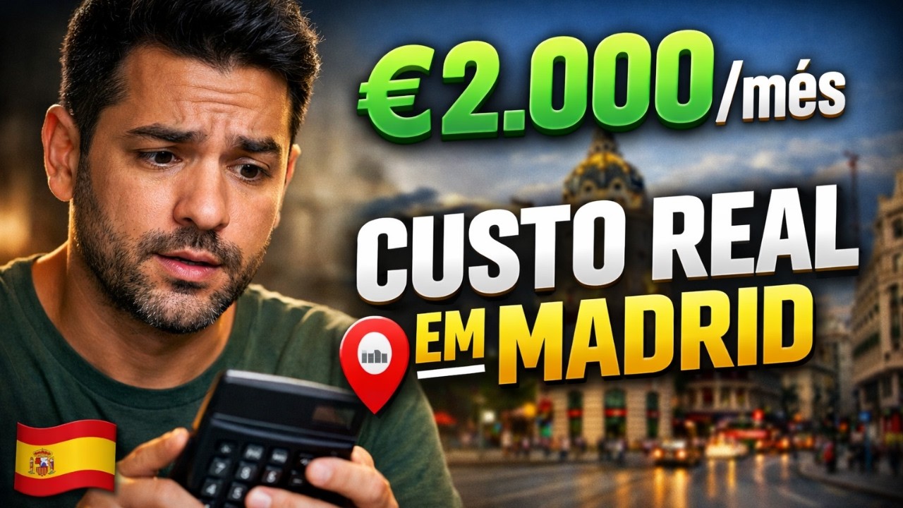 Brasileiro em Madrid | Abrindo os números reais da vida na Espanha