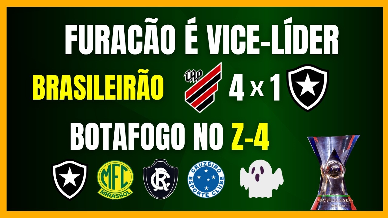 BRASILEIR&Atilde;O 2026 | FURAC&Atilde;O &Eacute; VICE-L&Iacute;DER | BOTAFOGO NA ZONA DE REBAIXAMENTO | PROJE&Ccedil;&Atilde;O DA 9&ordf; RODADA