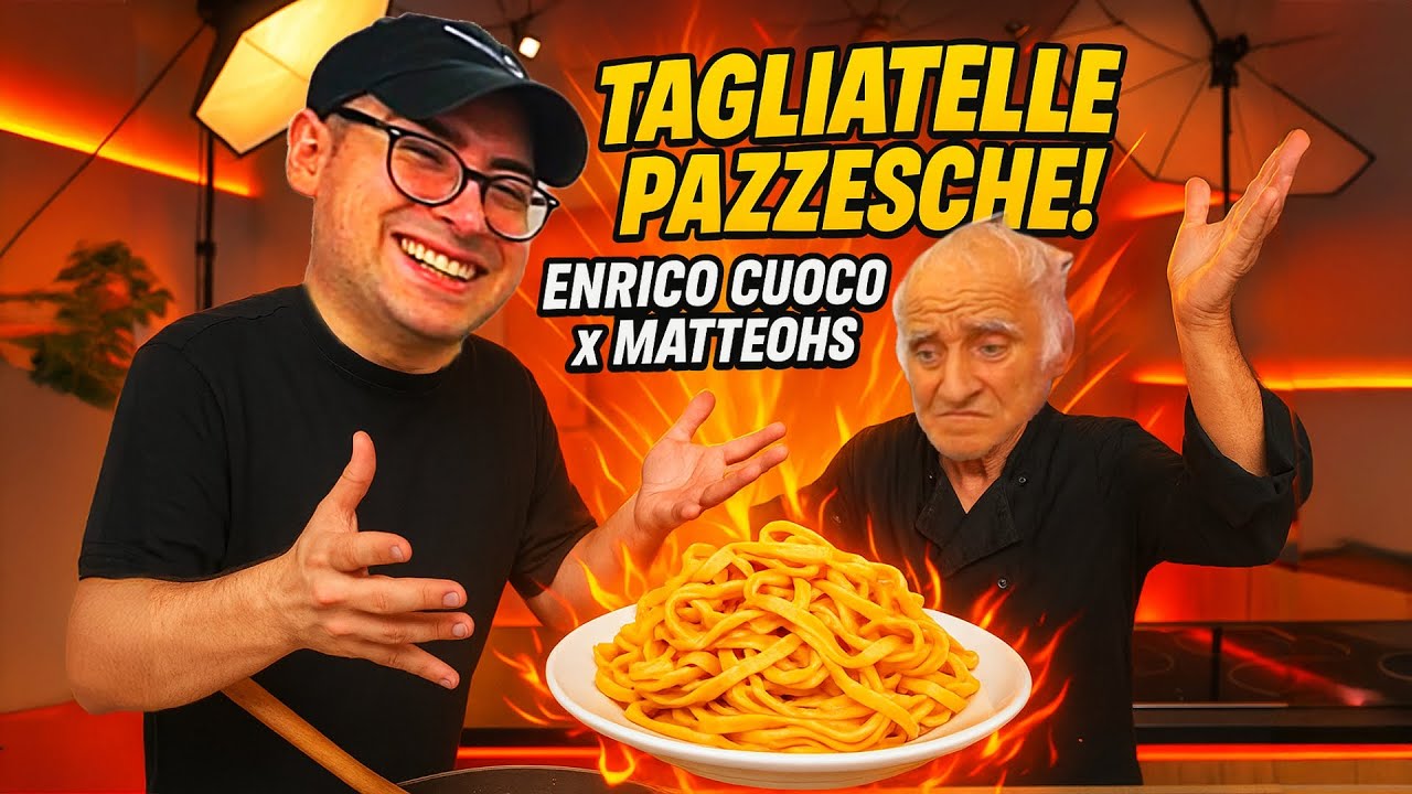LE TAGLIATELLE DI ENRICO CUOCO - IN CUCINA CON MATTEOHS