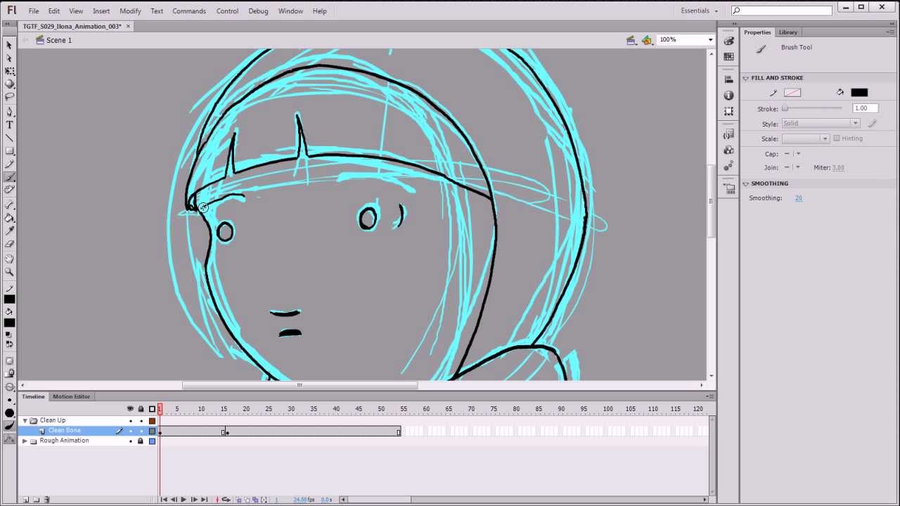 Hand-Drawn Animation in Adobe Flash