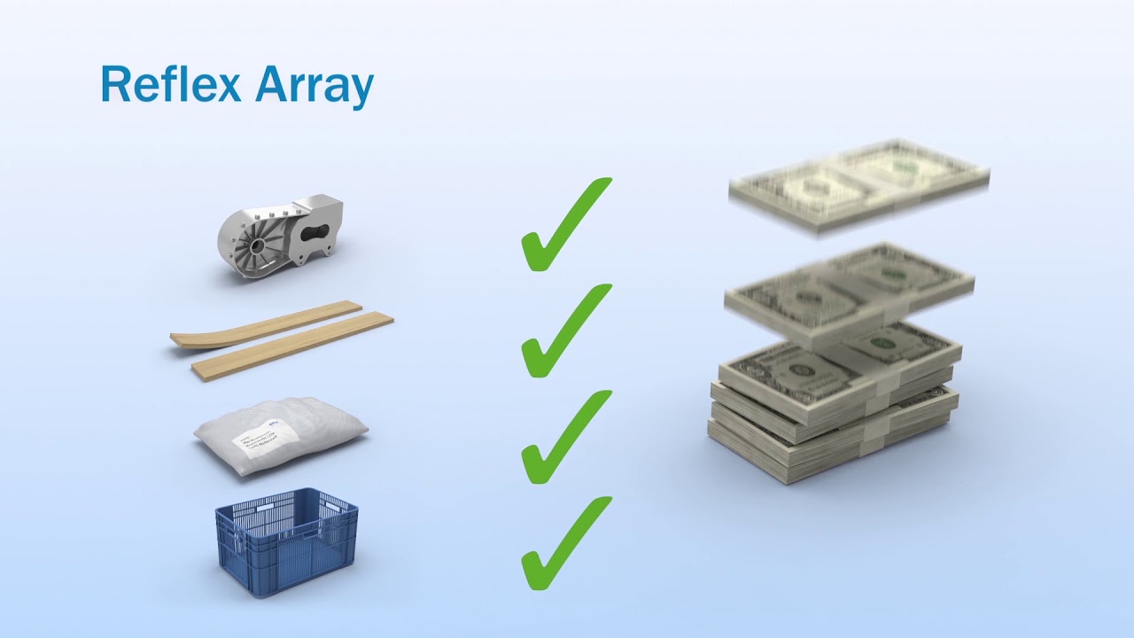 Reflex Array from SICK: The photoelectric sensor with the light band