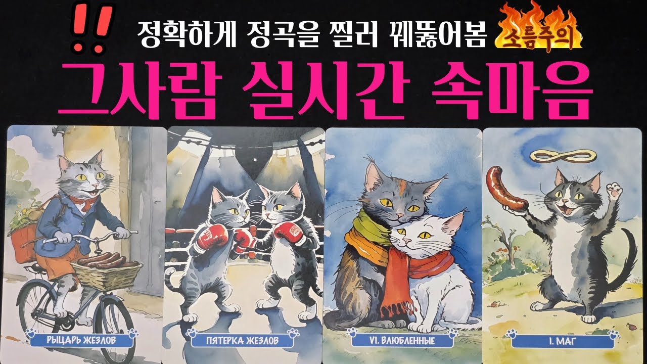 [타로] 🚨소름끼치는 독심술리딩‼️그 사람 지금 나를 어떻게 생각할까? 😲지구끝까지 진짜 속마음 통째로 파헤쳐드려요🔥