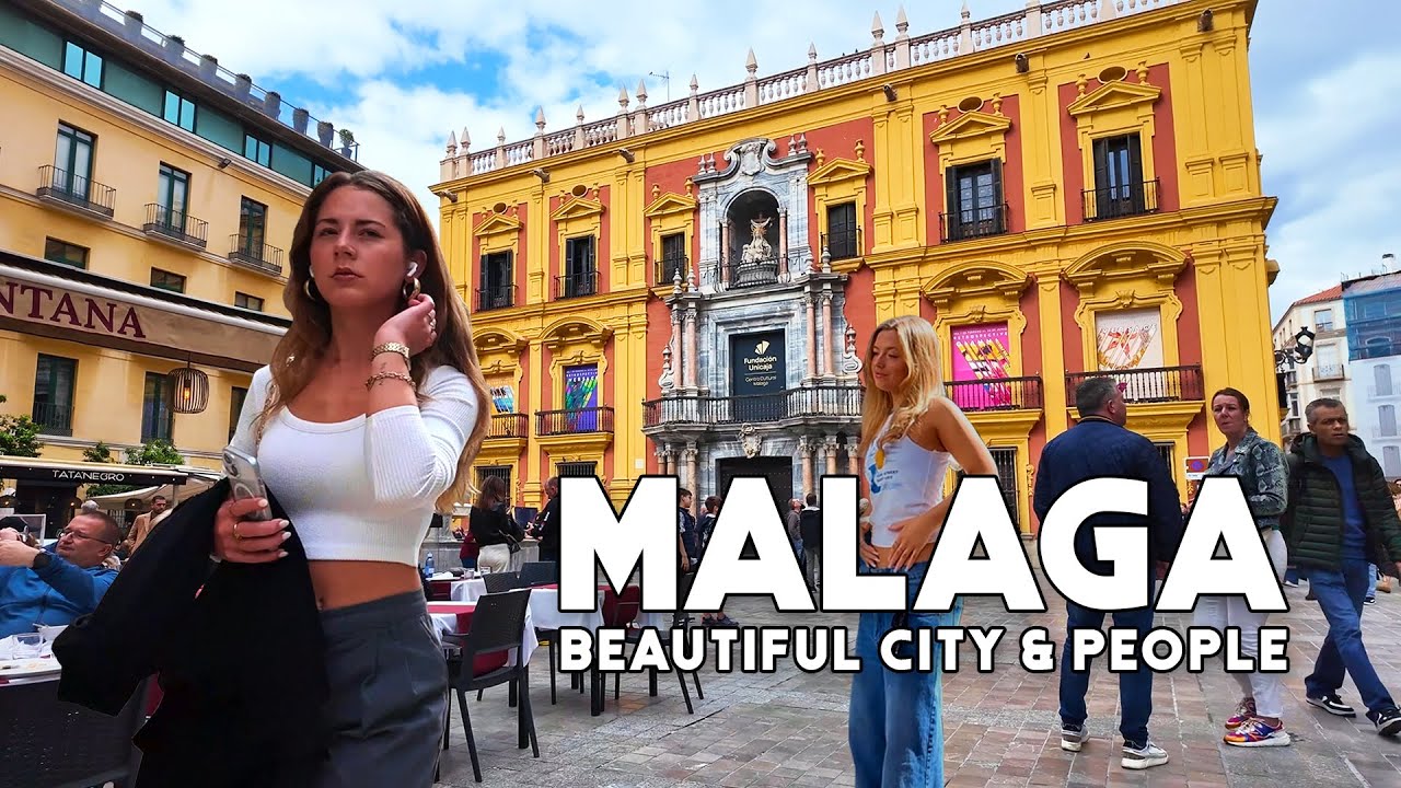 Malaga City Spain Beautiful City and People March 2025 Update Costa del Sol Walk | Andalucía [4K]
