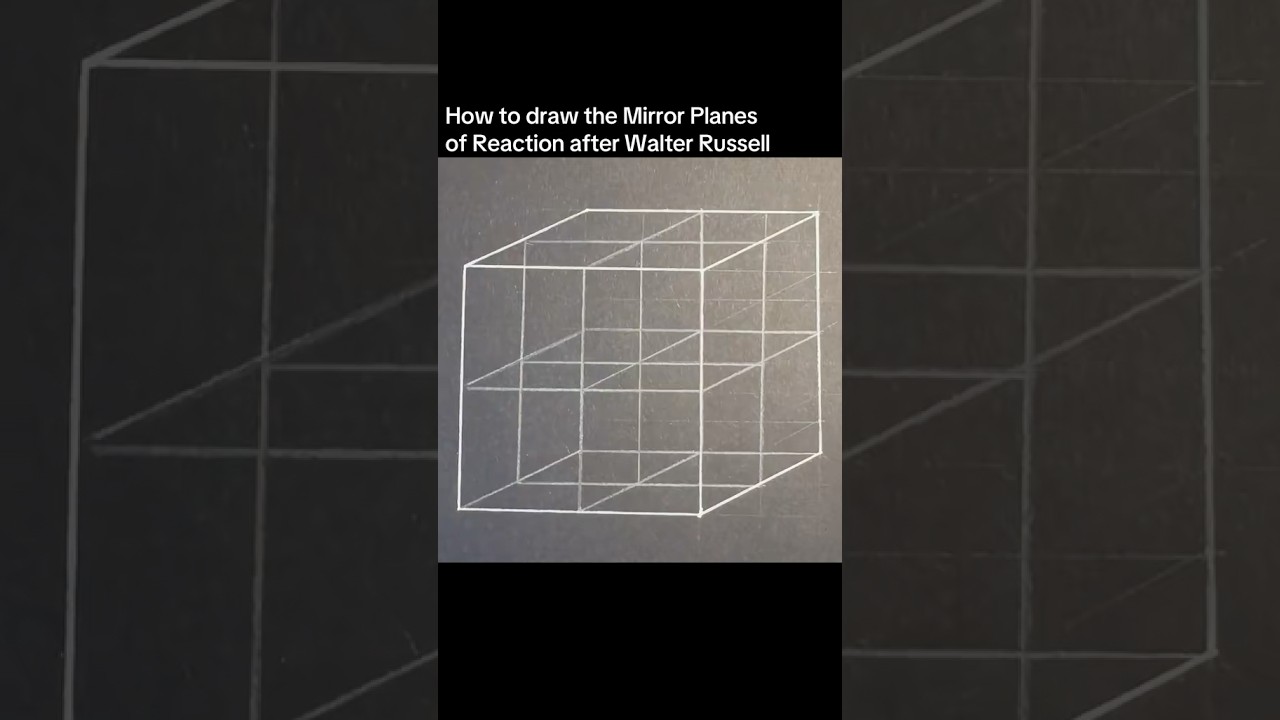 How to draw the Mirror Planes of Reality by Walter Russell