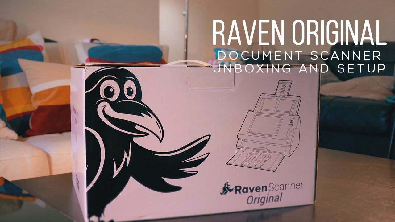 Raven Original Document Scanner Unboxing & Setup