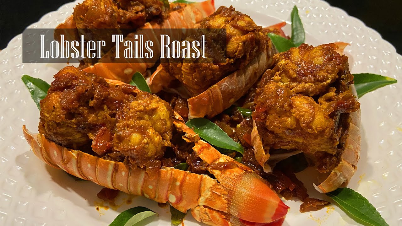 Lobster Tail Roast || Kerala style Lobster Masala Recipe  Lobster Kerala Nadan Masala - RKC