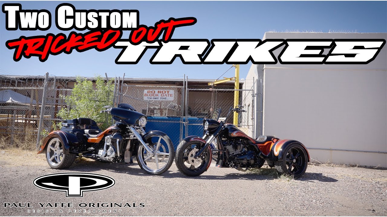 Two Custom TRICKED OUT TRIKES
