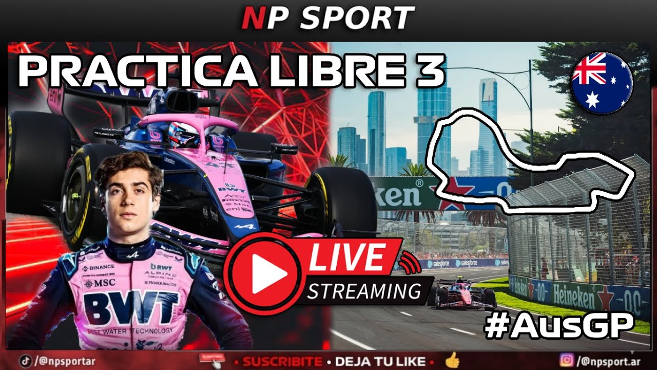 🔴 EN VIVO &bull;  PRACTICA LIBRE 3 &bull; GP AUSTRALIA 🇦🇺