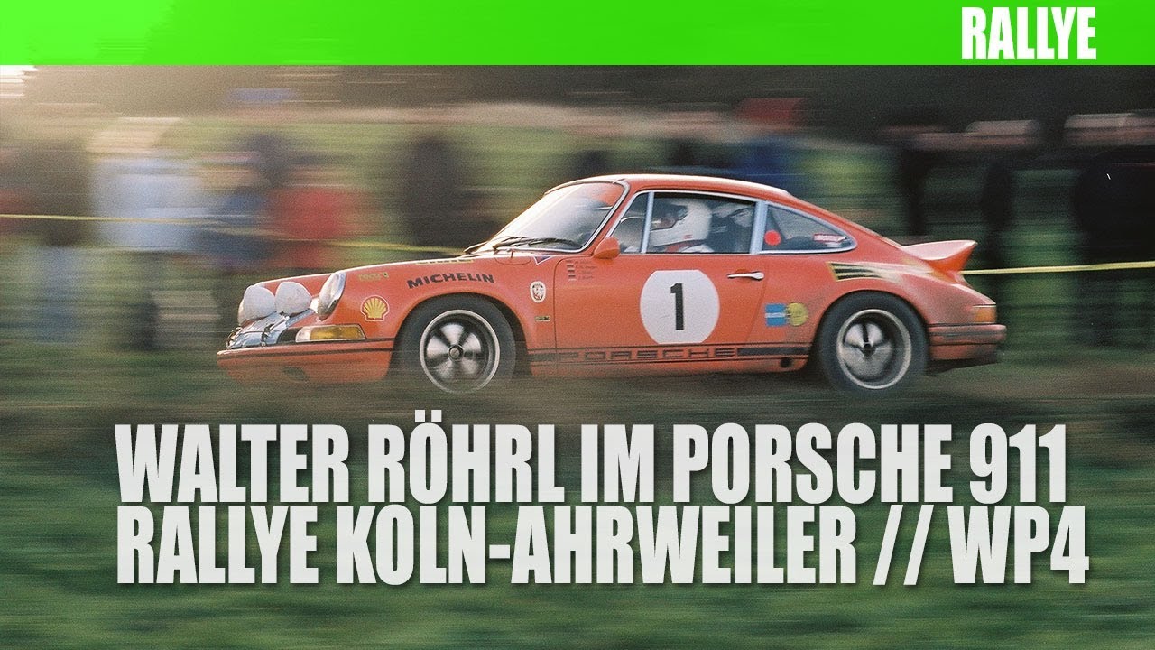 Walter Röhrl im Porsche 911 - Sonderprüfung 4 (Lückenbacher Hohl) - exkl. Video der legendären DVD