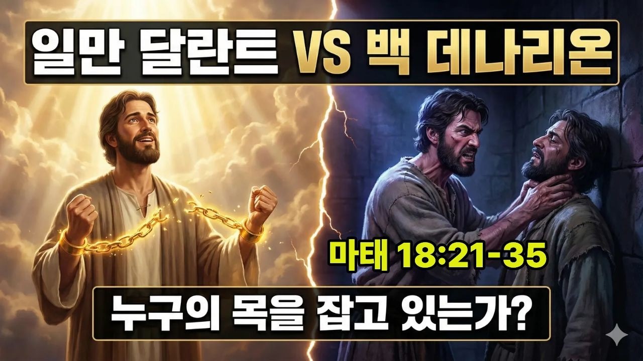 16만 6천 년을 일해도 못 갚을 은혜를 받고 왜 용서 못 하나? #마태복음 #하나님 #믿음 #성경 #신앙 #오디오북 #일만 달란트 #백 데나리온