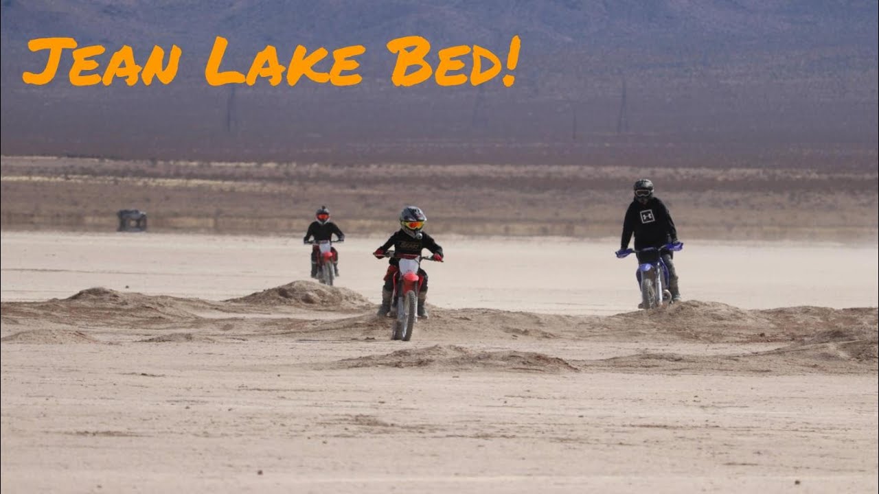 Jean lake bed ride! [Desert Dirtbikes special!]